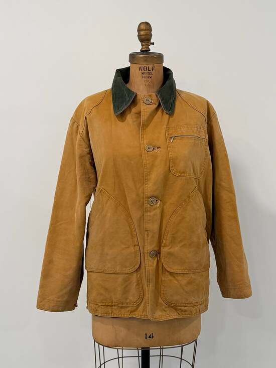 L.L. Bean Other - Vintage L.L. Bean Field Jacket Distressed Canvas Size 40 PTP 23 Fits like Large